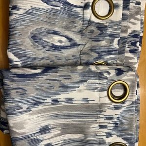 Beautiful ikat curtains